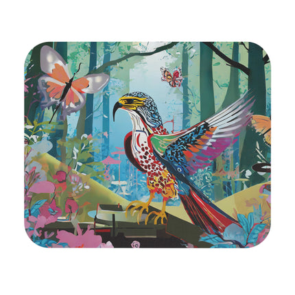 A Colorful Raptor Mouse Pad, Rectangle