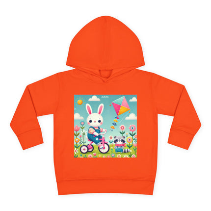 Breezy Meadow Ride Toddler Pullover Fleece Hoodie