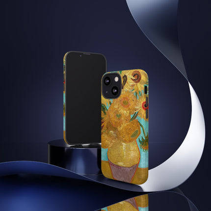 Vase with Twelve Sunflowers by Vincent Van Gogh Phone Cases