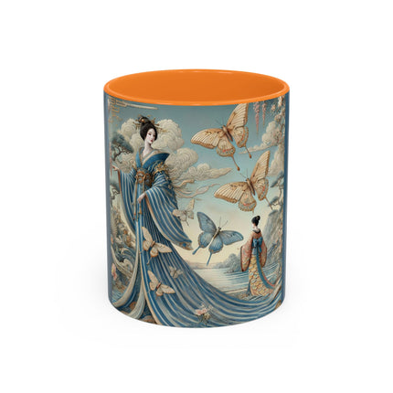 Butterfly Empress Colorful Mug – Graceful Butterflies & Timeless Elegance