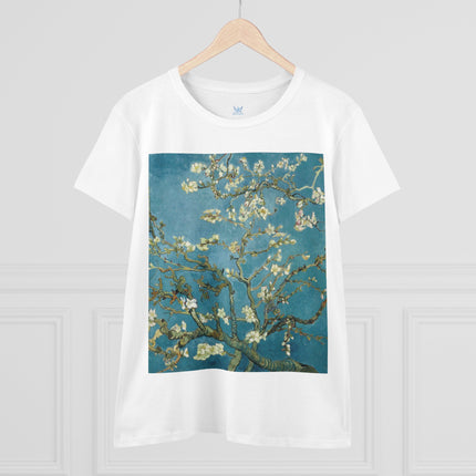 Almond Blossom by Vincent van Gogh Women's Midweight Cotton Tee