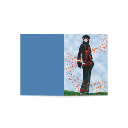 Elegance in Autumn Greeting Cards (1, 10, 30, and 50pcs)