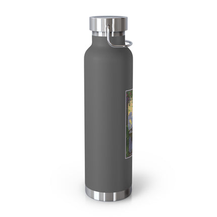 Whispers of Love: A Vintage Art Deco Fairytale Copper Vacuum Insulated Bottle, 22oz