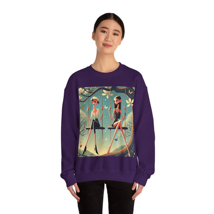 Whispers on the Spring Swing Heavy Blend™ Crewneck Sweatshirt