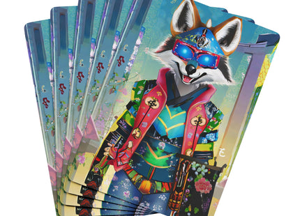 Cyber Hyena Playing Cards