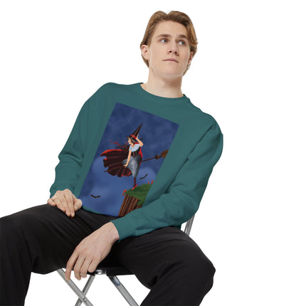 The Enchanted Witch Unisex Garment-Dyed Sweatshirt