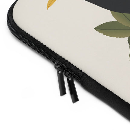 🐦🌹 Blackbird & Rose Laptop Sleeve – Timeless Beauty & Elegant Charm