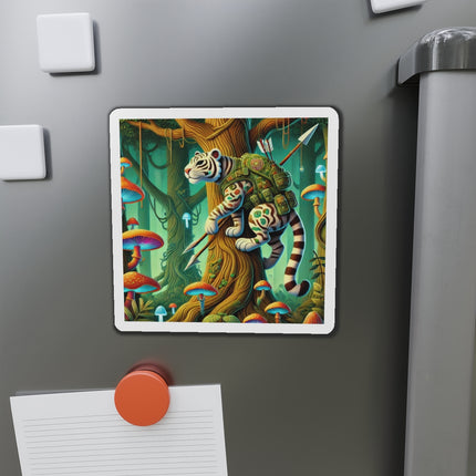Silent Stripes Die-Cut Magnets (5 Sizes)