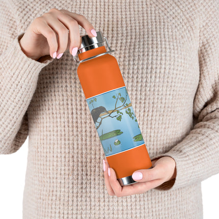 The Crow and the Frog Copper Vacuum Insulated Bottle, 22oz