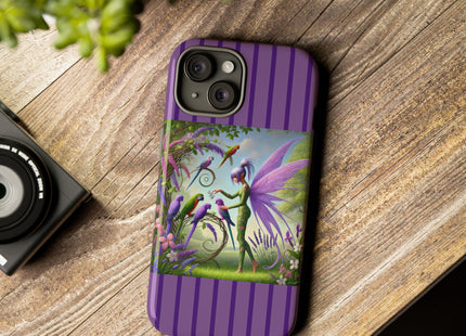 Lavender-Winged Fairy Phone Cases