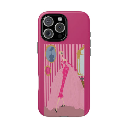Lady in Pink Phone Case – Graceful Sophistication