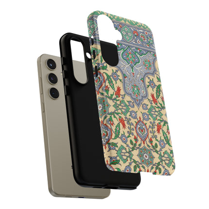 Arabic Art Pattern, Plate by Emile Prisse d’Avennes Phone Cases