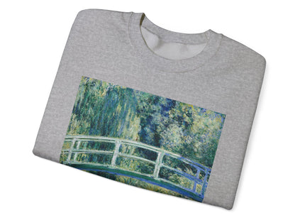 Water Lilies and Japanese Bridge by Claude Monet Heavy Blend™ Crewneck Sweatshirt