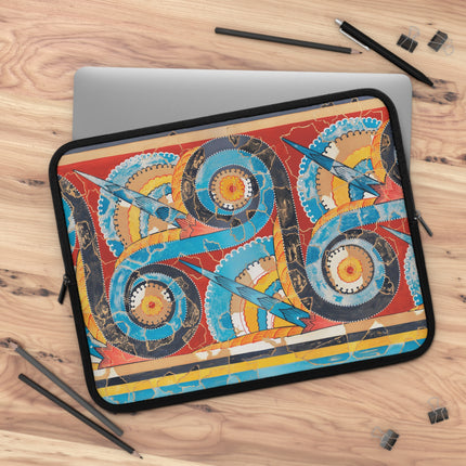Reproduction of S-Spiral Frieze by Emile Gilliéron Laptop Sleeve