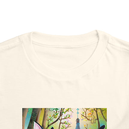 Fairy Animals Writing Wishes Toddler Short Sleeve Tee