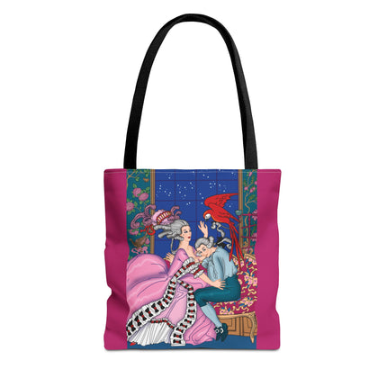 The Jealous Parrot by George Barbier Tote Bag (AOP)