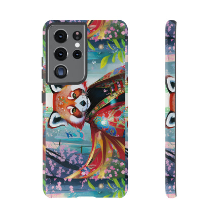 Cybernetic Red Panda Phone Cases