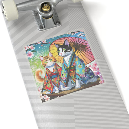 Kimono Kitties Kiss-Cut Stickers (4 Sizes)