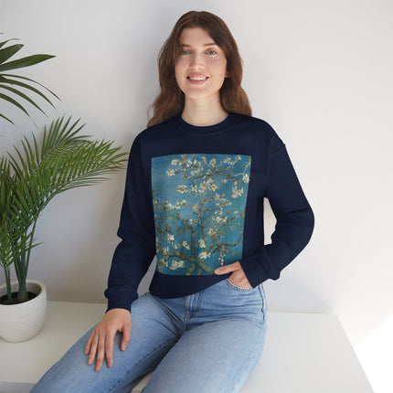 Almond Blossom by Vincent van Gogh Heavy Blend™ Crewneck Sweatshirt