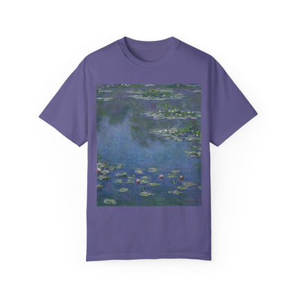 Water Lilies by Claude Monet Unisex Garment-Dyed T-shirt