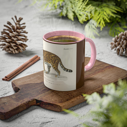 Jaguar by Charles Dessalines D' Orbigny Colorful Mugs, 11oz