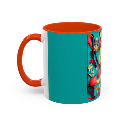 Curious Crow Colorful Mugs (11oz, 15oz)