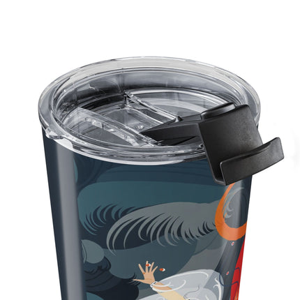 Flame of the Tempest 20oz Tumbler – Fiery Storm & Dramatic Elegance