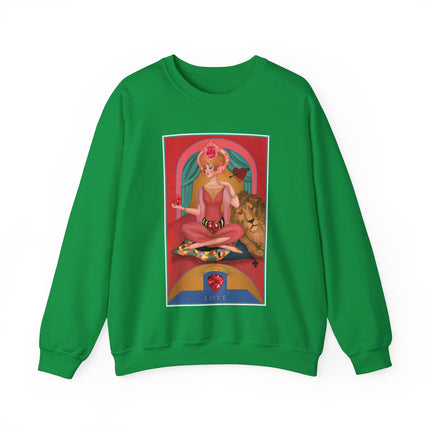 July & Ruby (from the Gem Series) by Sofia Chiostri Heavy Blend™ Crewneck Sweatshirt
