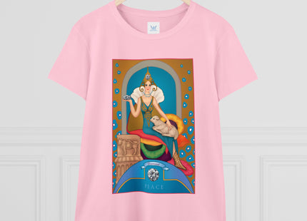 April & Diamond (from the Gem Series) by Sofia Chiostri Women's Midweight Cotton Tee