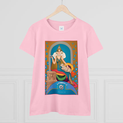 April & Diamond (from the Gem Series) by Sofia Chiostri Women's Midweight Cotton Tee
