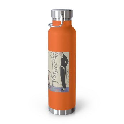 Le Grand Décolletage by George Barbier Copper Vacuum Insulated Bottle, 22oz