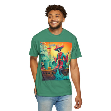Skeleton Crew of the Misty Seas Unisex Garment-Dyed T-shirt