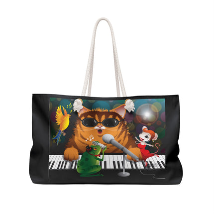 Jazz Cat Jam Weekender Bag