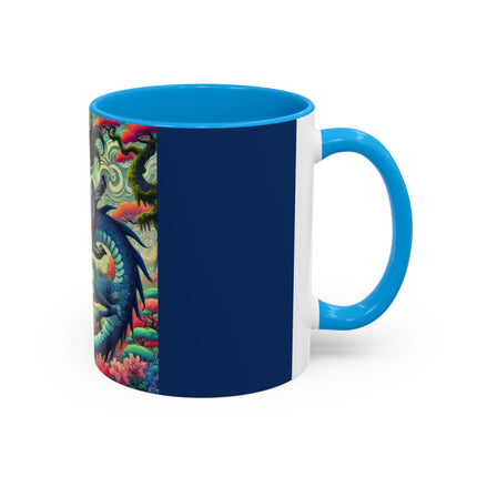 Mystic Guardian of the Sky Light Colorful Mugs (11oz, 15oz)
