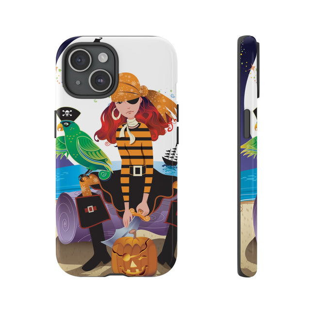 Moonlit Pirate Halloween Phone Cases