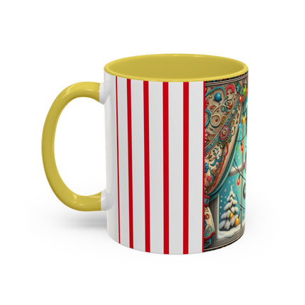 Mischief in Tinselland Colorful Mugs (11oz, 15oz)