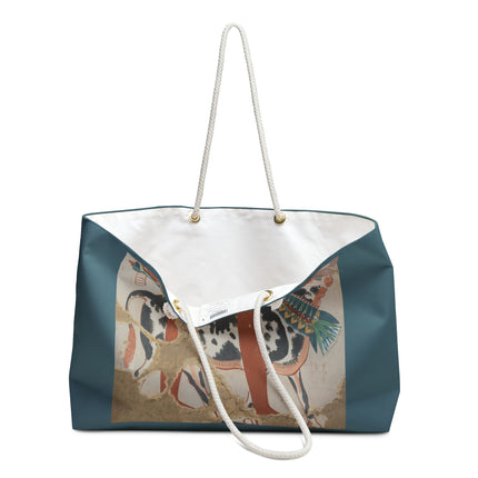 Detail of a Bull from a Procession of Offering Bearers by Nina de Garis Davies Weekender Bag