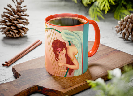 Heavenly Angel Duet Colorful Mugs (11oz, 15oz)