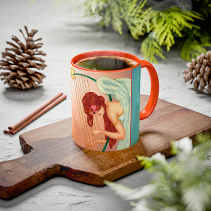 Heavenly Angel Duet Colorful Mugs (11oz, 15oz)