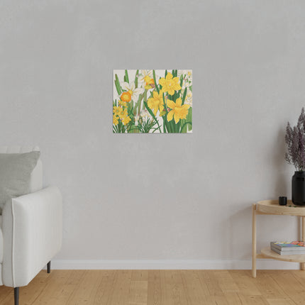 Golden Daffodils by Tanigami Kônan – Japanese Botanical Grace