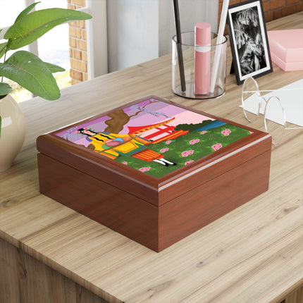 Elegance and Blooms Jewelry Box