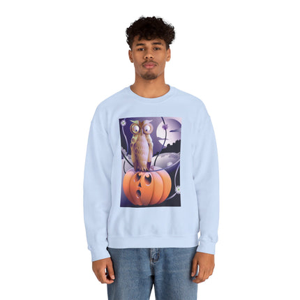 The Startled Pumpkin Unisex Heavy Blend™ Crewneck Sweatshirt