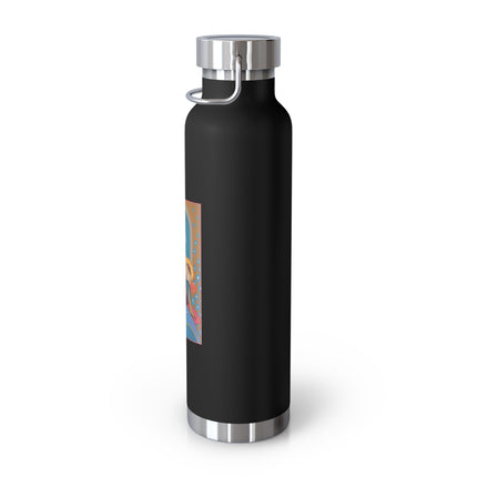 April & Diamond (from the Gem Series) by Sofia Chiostri Copper Vacuum Insulated Bottle, 22oz