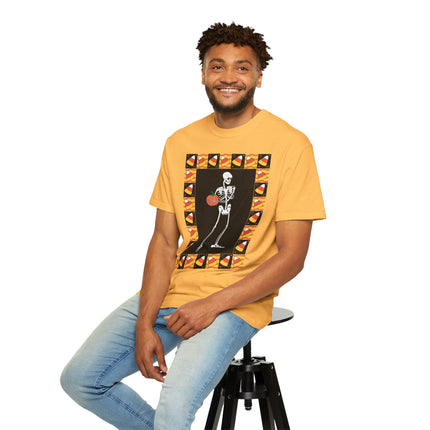 Candy Corn Skeleton Unisex Garment-Dyed T-shirt