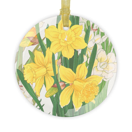 Daffodil by Tanigami Kônan Glass Ornament