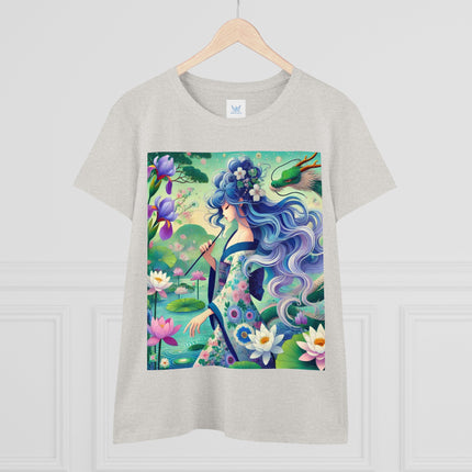 Fairy of the Koi Pond Cotton Tee