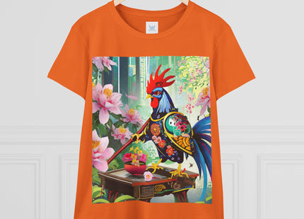 Cyberpunk Rooster Cotton Tee