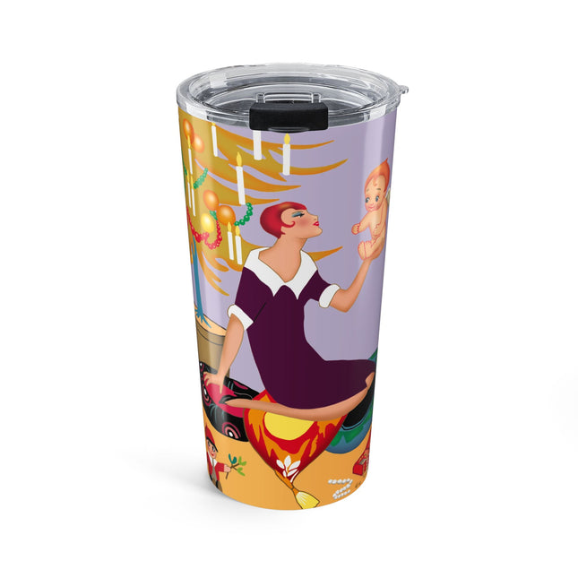 Art Deco Christmas Tumbler 20oz