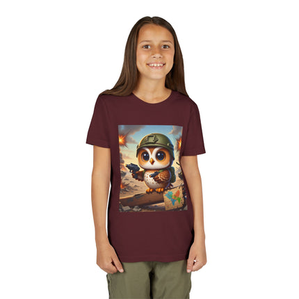 Owl on the Front Lines Youth Short Sleeve Tee
