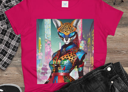 Cyber Cat Glamour Cotton Tee